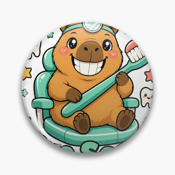 Item preview, Capybara Dentist Funny Dental Professional Humor designed and sold by VisualArtsOasis.