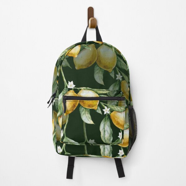 Item preview, Watercolor Lemon Pattern Dark Green designed and sold by Alisles.