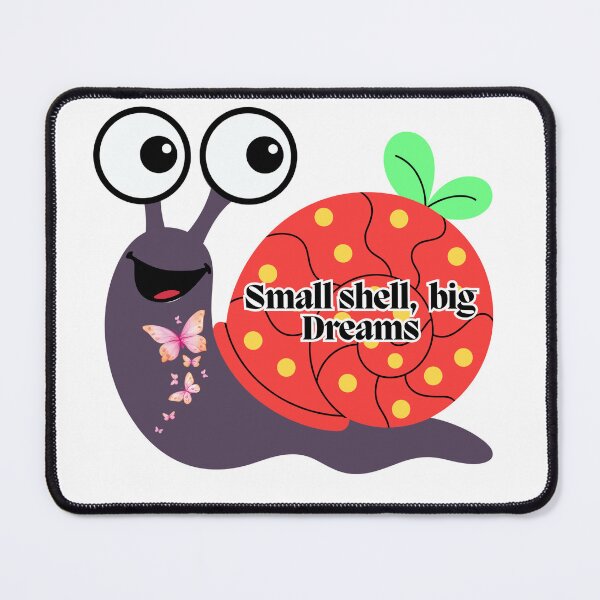 Item preview, Butterfly Snail Sticker | Small Shell Big Dreams Cartoon Art designed and sold by Pandey14.