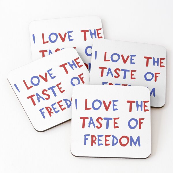 Item preview, I Love The Taste of Freedom Patriotic USA Typography designed and sold by haitrieuic96.