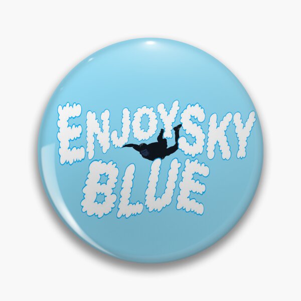 Item preview, Enjoy Sky Blue designed and sold by RustyQuill.