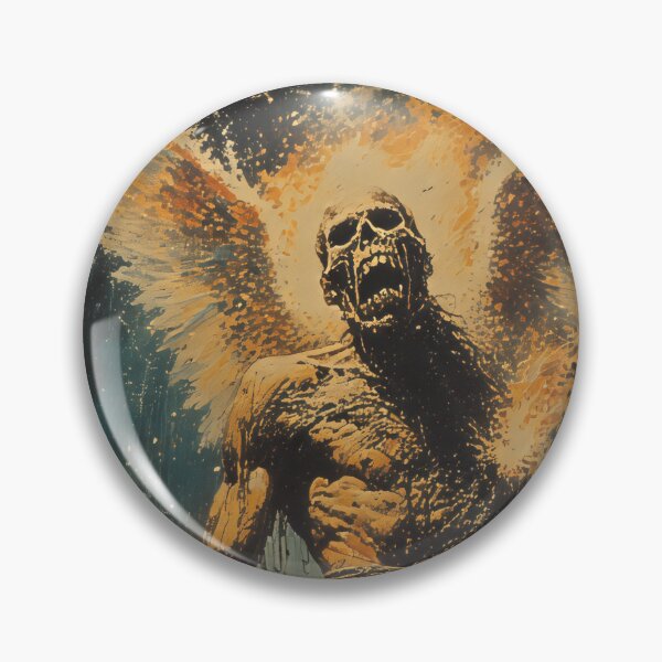 Item preview, pulp art demon designed and sold by aliraweb.