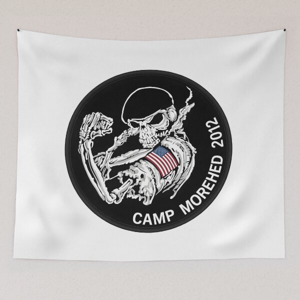 Item preview, US Military Camp Morehed Afghanistan 2012 Morale Patch designed and sold by CharlieDesings.