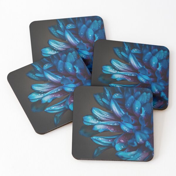 Item preview, Blue flower with droplets  designed and sold by FreakInImpala.