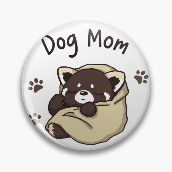 Item preview, Dog Mom Sticker | Stylish Typography with Paw Prints for Dog Lovers designed and sold by jatindesignss.