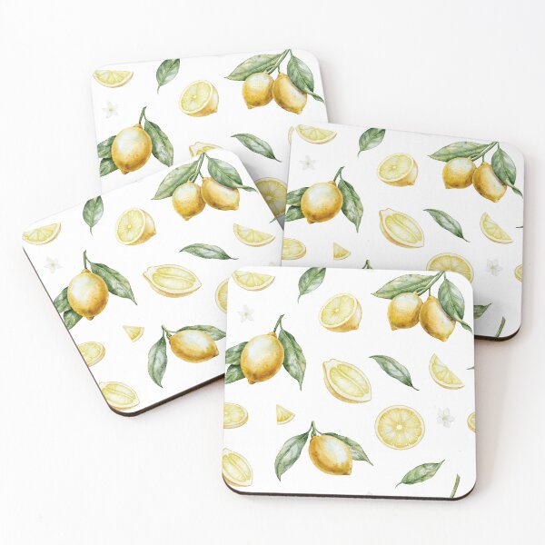 Item preview, Watercolor Lemon Slice Pattern designed and sold by Alisles.