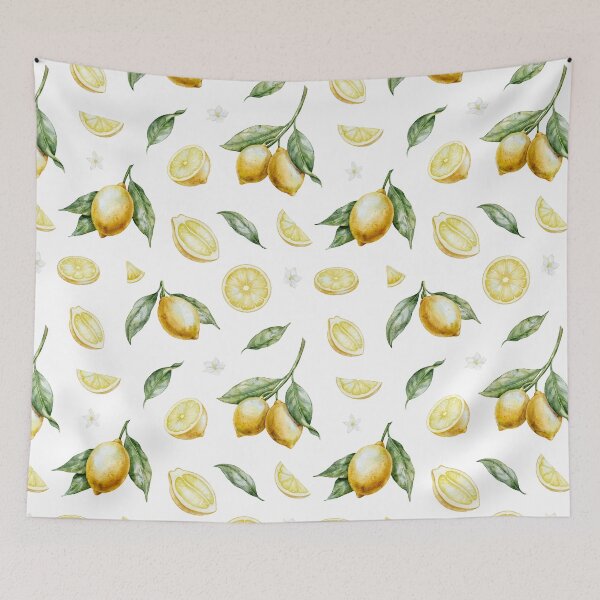 Item preview, Watercolor Lemon Slice Pattern designed and sold by Alisles.