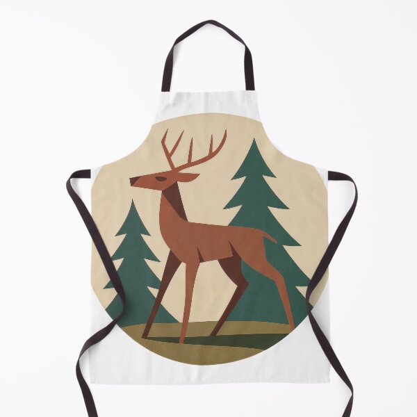 Item preview, T-Shirt - Sticker - Geometric Deer – Modern Nature Art designed and sold by ForeverPrintsOK.