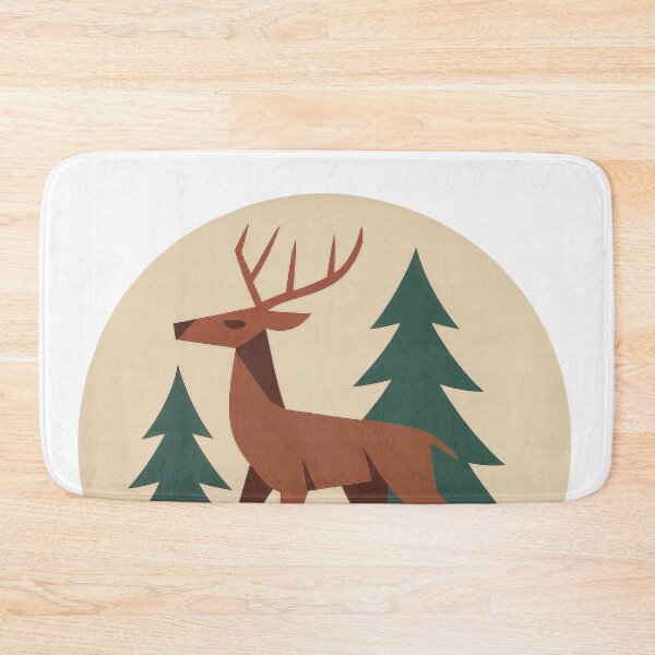 Item preview, T-Shirt - Sticker - Geometric Deer – Modern Nature Art designed and sold by ForeverPrintsOK.