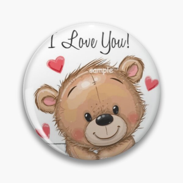 Aperçu de l'œuvre Ours en peluche kawaii romantique, cadeau d'amour créée et vendue par NNCollection.