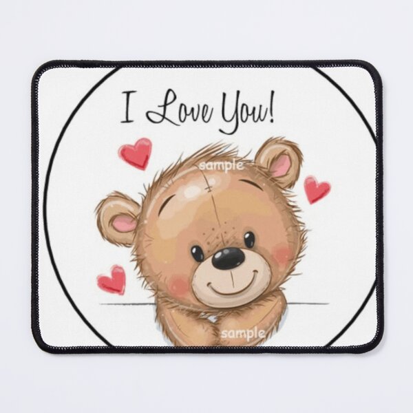 Item preview, Romantic kawaii teddy bear love Gift designed and sold by NNCollection.