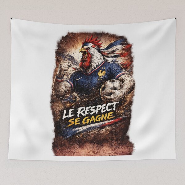 Item preview, CoqGaulois France World Cup 2026 - Respect is earned designed and sold by CoqGaulois.