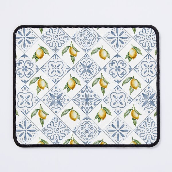 Item preview, Mediterranean Lemon Tile Pattern designed and sold by Alisles.