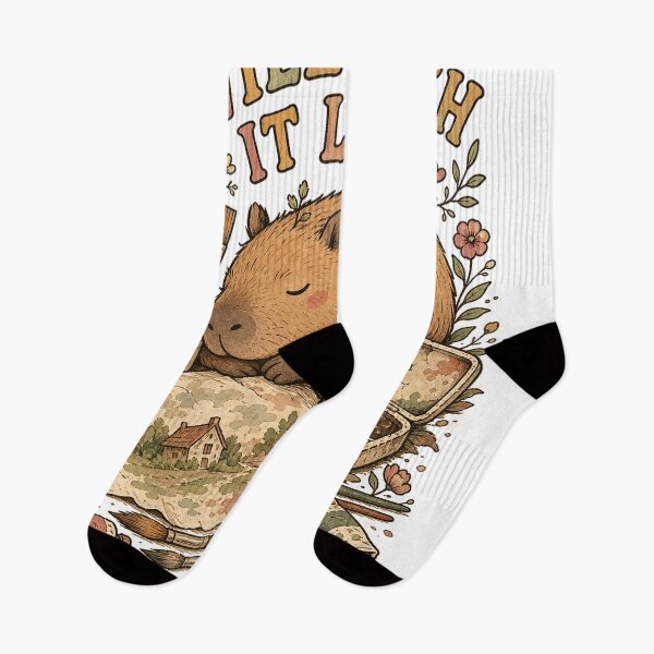 Item preview, Capybara Watercolor Artist Procrastinator designed and sold by VisualArtsOasis.