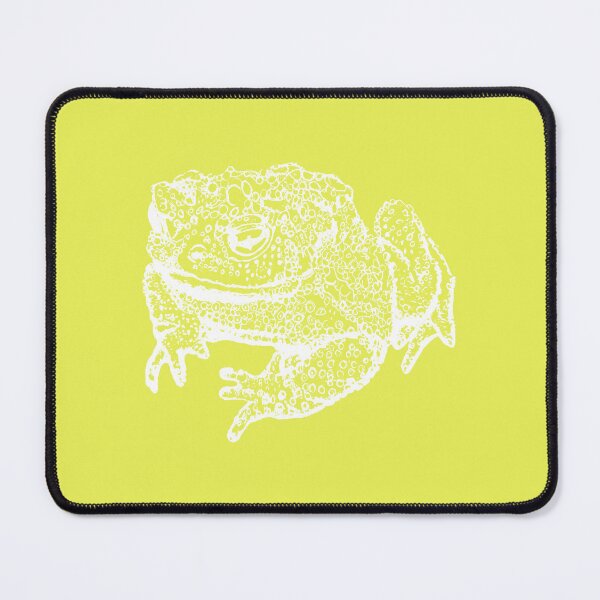 Item preview, Toad Thinking - Light Lines - (#E9F055) designed and sold by The Stippler Process.