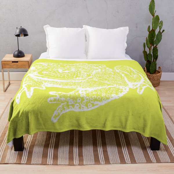 Item preview, Toad Thinking - Light Lines - (#E9F055) designed and sold by The Stippler Process.