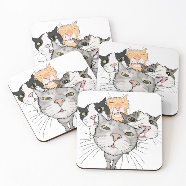 Item preview, Surrounded by Sniffing Cats designed and sold by Pixel Animal.
