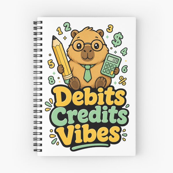 Item preview, Capybara Accountant Funny Humor Math Lover designed and sold by VisualArtsOasis.