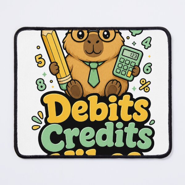 Item preview, Capybara Accountant Funny Humor Math Lover designed and sold by VisualArtsOasis.