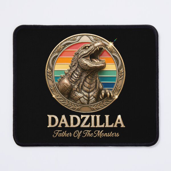 Item preview, Dadzilla - Father Of Monsters designed and sold by gear-posters.