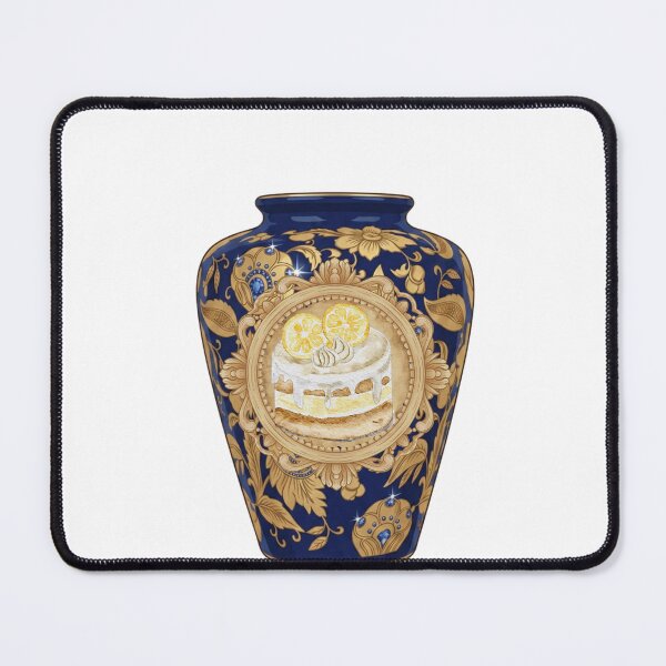 Item preview, Lemon Cake inside Blue Chinoiserie Porcelain Vase designed and sold by Atlasoloji.