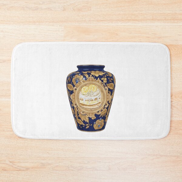 Item preview, Lemon Cake inside Blue Chinoiserie Porcelain Vase designed and sold by Atlasoloji.