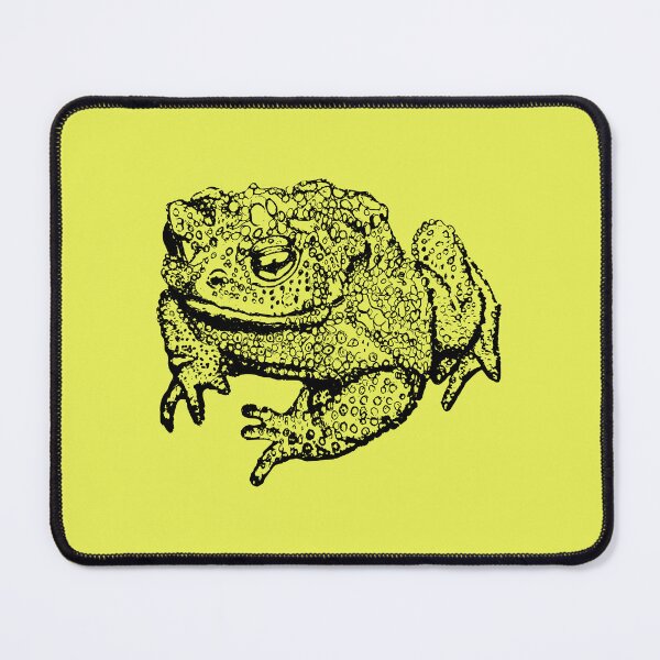 Item preview, Toad Thinking - (#E9F055) designed and sold by The Stippler Process.