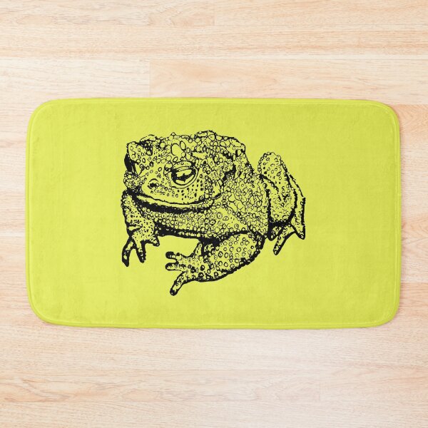 Item preview, Toad Thinking - (#E9F055) designed and sold by The Stippler Process.