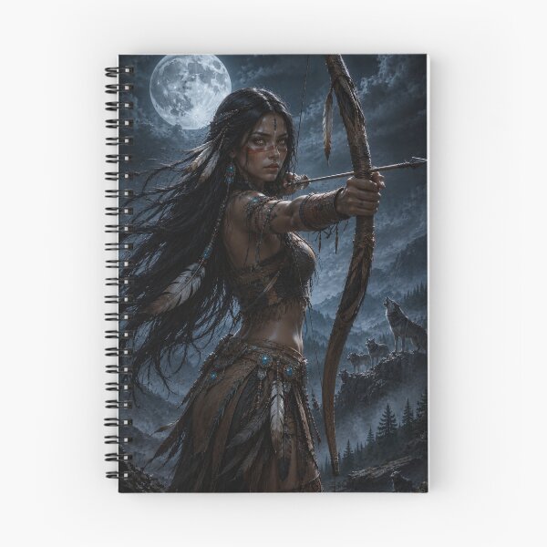 Item preview, Moonlit Huntress and the Wolf Pack designed and sold by photoparadise22.