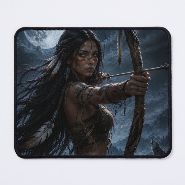 Item preview, Moonlit Huntress and the Wolf Pack designed and sold by photoparadise22.