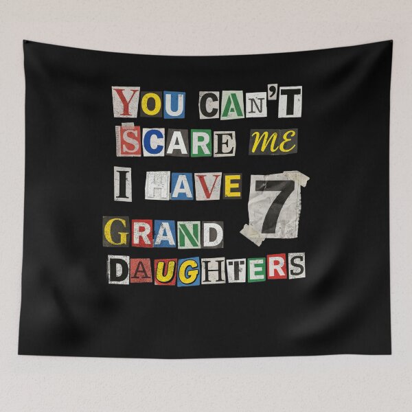 Item preview, Proud Grandparent 7 Granddaughters Ransom Note designed and sold by d247.