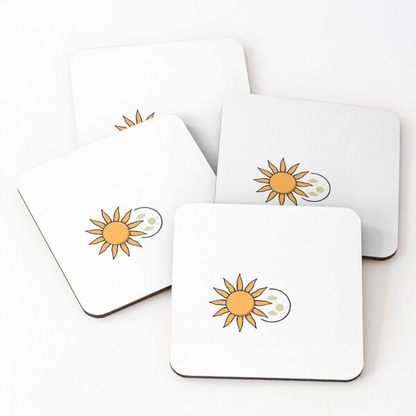 Item preview, Boho Sun and Moon Celestial Sticker | Minimalist Earthy Aesthetic Design designed and sold by jatindesignss.