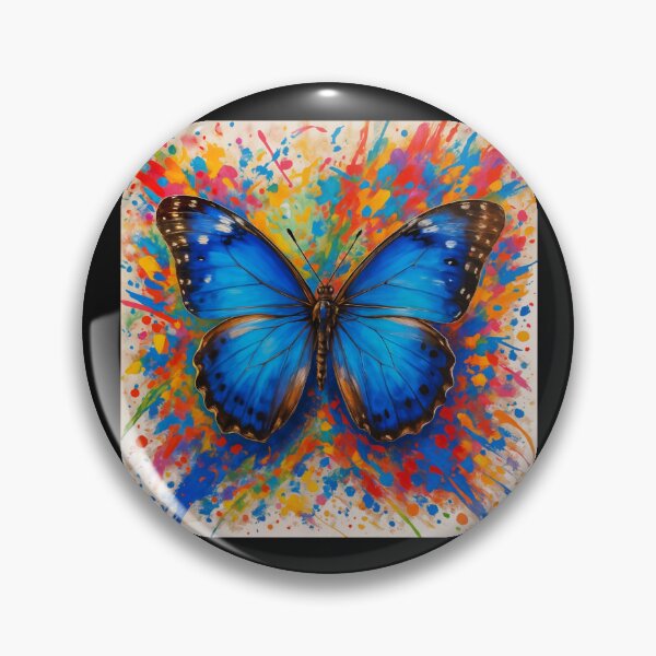 Item preview, Blue Pansy Butterfly (Junonia orithya): Nature's Living Sapphire #9 designed and sold by Helios Be. Lavsh.