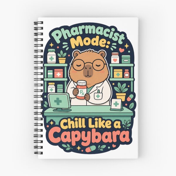 Item preview, Capybara Pharmacist Mode Chill Vibe Funny designed and sold by VisualArtsOasis.