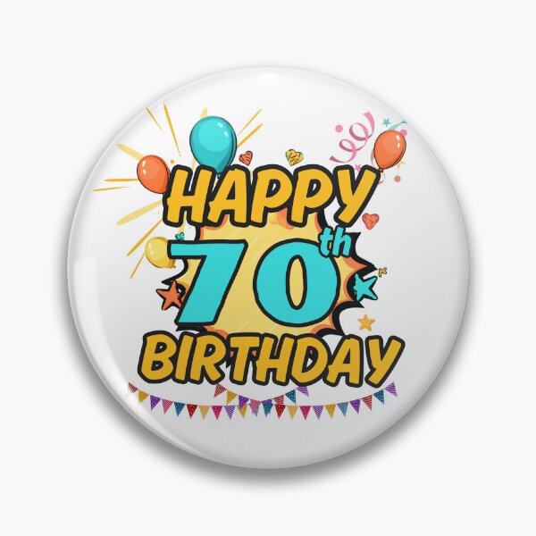Item preview, Happy 70th Birthday Celebration Design designed and sold by variant designer.
