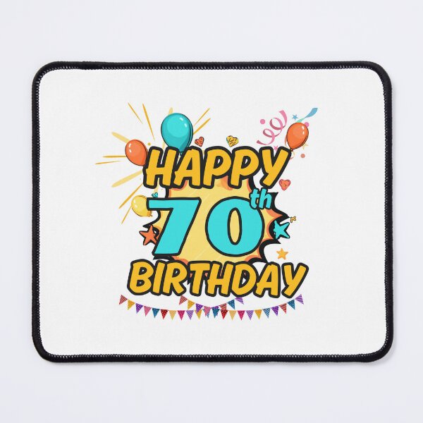 Item preview, Happy 70th Birthday Celebration Design designed and sold by variant designer.