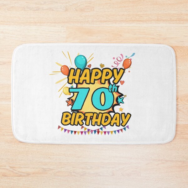 Item preview, Happy 70th Birthday Celebration Design designed and sold by variant designer.