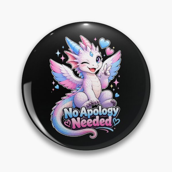 Item preview, No Apology Needed Dragon | Trans Pride Dragon designed and sold by Hatchling Hollow.