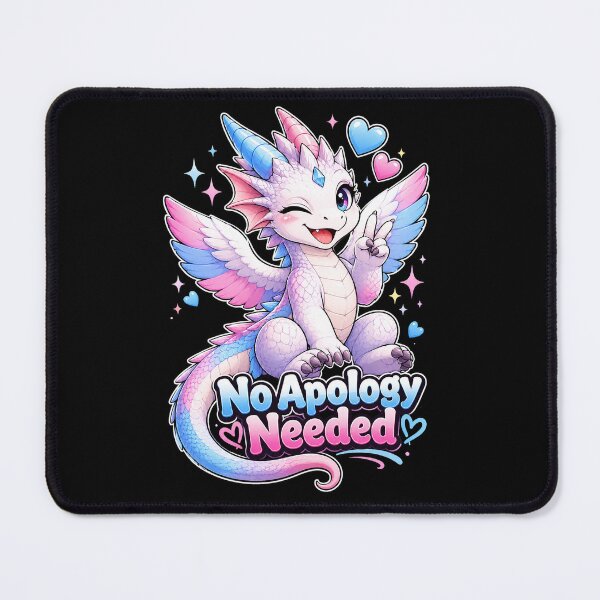 Item preview, No Apology Needed Dragon | Trans Pride Dragon designed and sold by Hatchling Hollow.