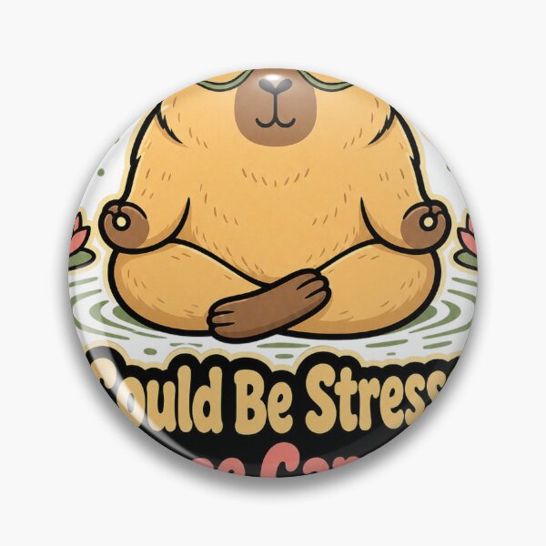 Item preview, Capybara Zen Humor For Mindfulness Lovers designed and sold by VisualArtsOasis.