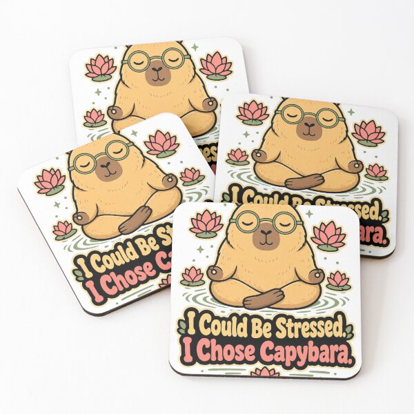 Item preview, Capybara Zen Humor For Mindfulness Lovers designed and sold by VisualArtsOasis.