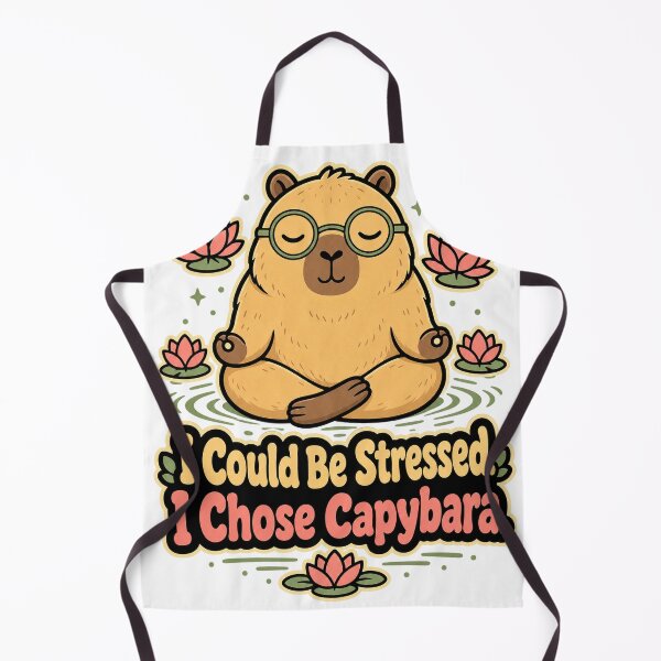 Item preview, Capybara Zen Humor For Mindfulness Lovers designed and sold by VisualArtsOasis.