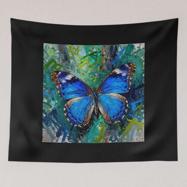 Item preview, Blue Pansy Butterfly (Junonia orithya): Nature's Living Sapphire #8 designed and sold by Helios Be. Lavsh.