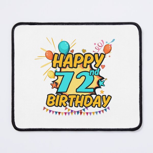 Item preview, Happy 72nd Birthday Fun Design designed and sold by variant designer.