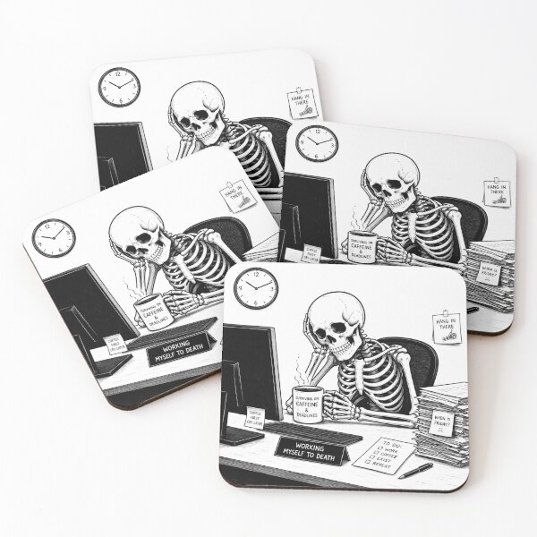 Item preview, Working Myself To Death Office Humor designed and sold by AvanasShop.