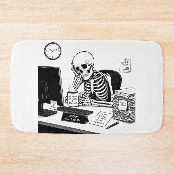 Item preview, Working Myself To Death Office Humor designed and sold by AvanasShop.