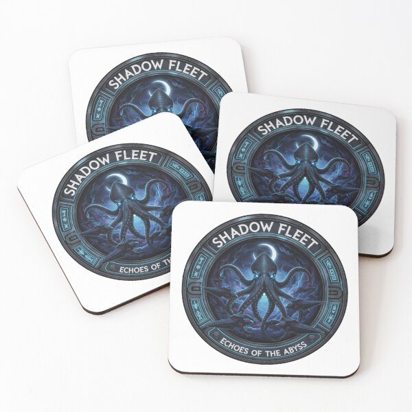 Item preview, Shadow Fleet Echoes of the Abyss Kraken Badge designed and sold by octozap.