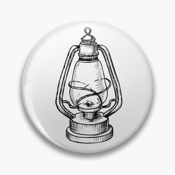 Item preview, Vintage Oil Lantern Illustration designed and sold by Alisles.