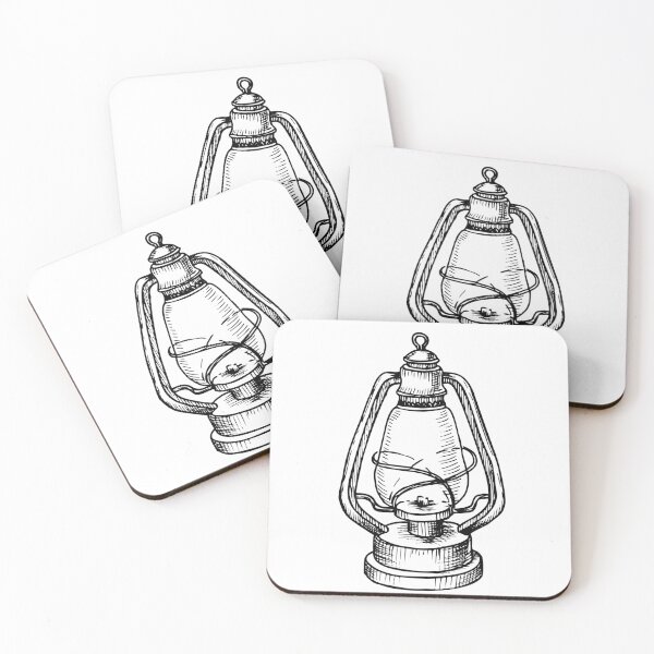 Item preview, Vintage Oil Lantern Illustration designed and sold by Alisles.