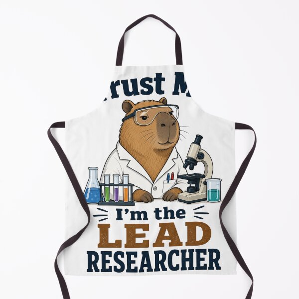 Item preview, Capybara Scientist Lab Coat Leader Humor designed and sold by VisualArtsOasis.